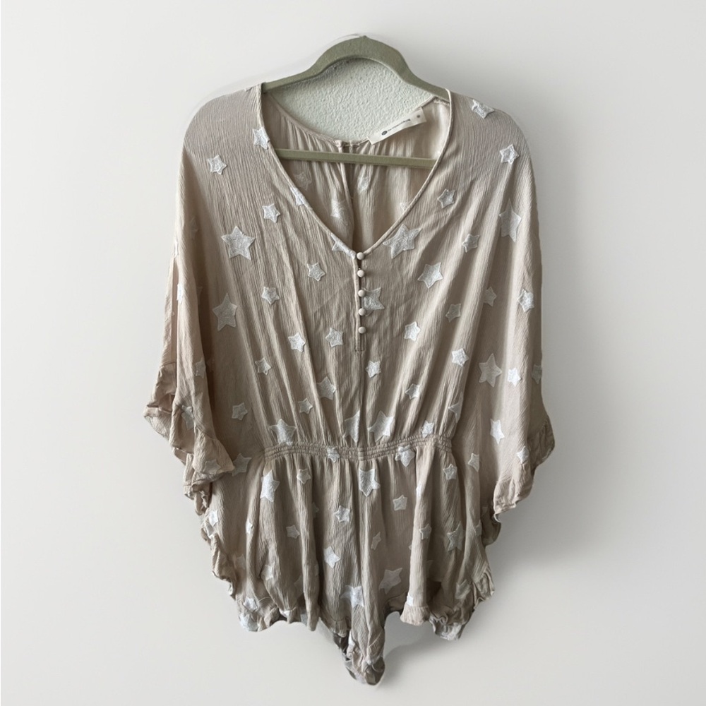 Star Embroidered Romper 🌟